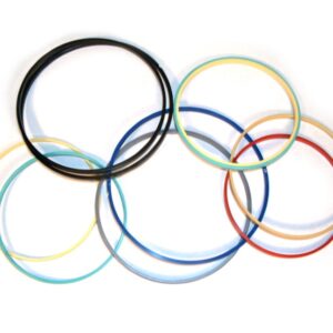 140/152 Hoop Rings Grey Inner/Blue Outer