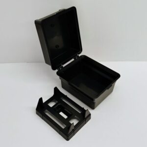 2-inch Storage Box, PP ESD (w/Shelf)